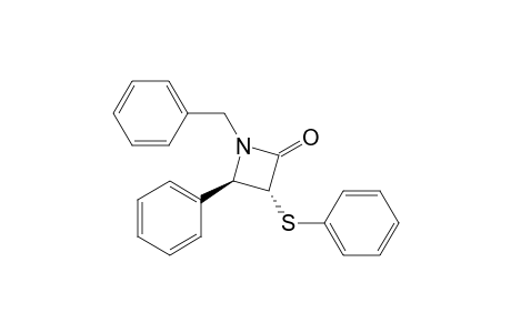 (3R,4R)-1-benzyl-4-phenyl-3-(phenylthio)azetidin-2-one