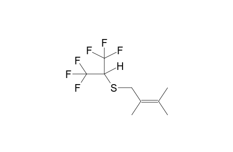 ALPHA-HYDROHEXAFLUOROISOPROPYL 2,3-DIMETHYL-2-BUTENYL SULPHIDE