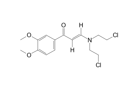 trans-3-[bis(2-chloroethyl)amino]-3',4'-dimethoxyacrylophenone