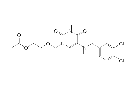 1-(2'-Acetoxyethoxymethyl)-5-(3,4-dichlorobenzylamino)uracil