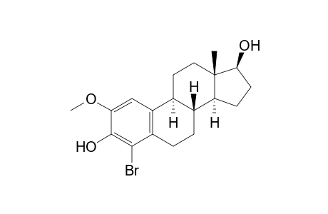 Estra-1,3,5(10)-triene-3,17-diol, 4-bromo-2-methoxy-, (17.beta.)-