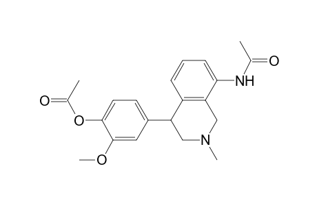 2-Methyl-4-(3-methoxy-4-acetoxyphenyl)-8-(acetylamino)-1,2,3,4-tetrahydroisoquinoline