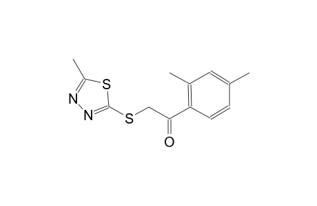 1-(2,4-dimethylphenyl)-2-[(5-methyl-1,3,4-thiadiazol-2-yl)sulfanyl]ethanone