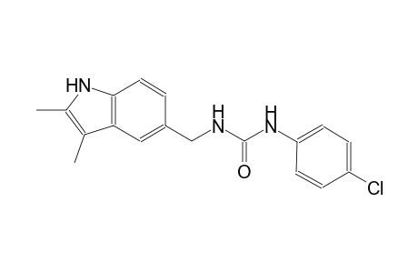 urea, N-(4-chlorophenyl)-N'-[(2,3-dimethyl-1H-indol-5-yl)methyl]-