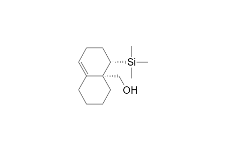 cis-6-(hydroxymethyl)-5-(trimethylsilyl)bicyclo[4.4.0]dec-1-ene