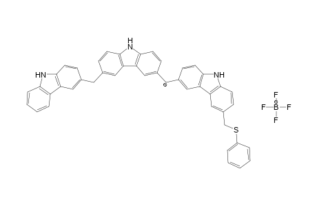[6-(Phenylthiomethyl)-3-carbazolyl] - [6'-(3''-carbazolylmethyl)-3'-carbazolyl]methylium - Tetrafluoroborate