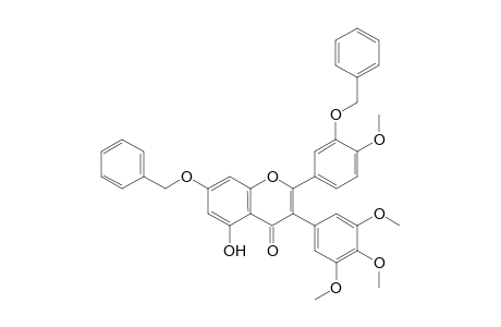 3-(3",4",5"-Trimethoxyphenyl)diosmetin 7,3'-dibenzyl ether