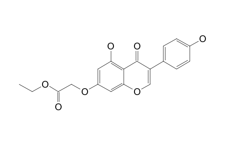 7-O-ETHOXYCARBONYLMETHYL-5,4'-DIHYDROXY-ISOFLAVONE