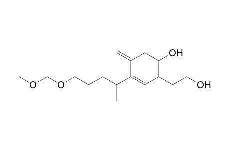 3-Methylene-2-[5-(methoxymethoxy)pent-2-yl]-6-[2-(hydroxy)ethyl]cyclohexene-5-ol