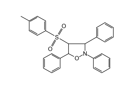 4-(p-TOLYLSULFONYL)-2,3,5-TRIPHENYLISOXAZOLIDINE