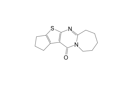 1,2,3,6,7,8,9,10-Octahydro-12H-cyclopenta[4',5']thieno[2',3':4,5]pyrimido[1,2-a]azepin-12-one