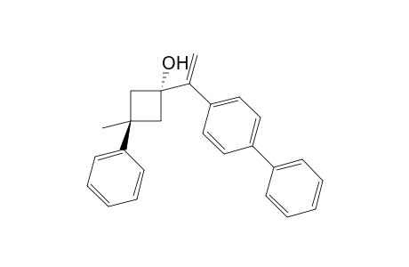 trans-1-(1-([1,1'-biphenyl]-4-yl)vinyl)-3-methyl-3-phenylcyclobutan-1-ol