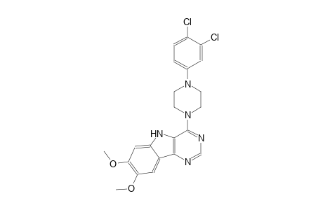 4-[4-(3,4-dichlorophenyl)-1-piperazinyl]-7,8-dimethoxy-5H-pyrimido[5,4-b]indole