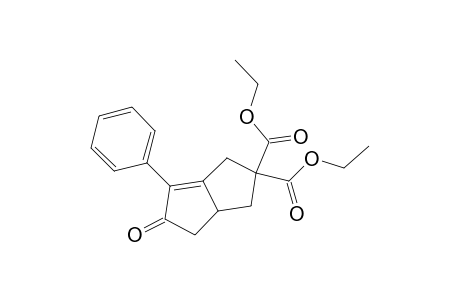 5-keto-6-phenyl-1,3,3a,4-tetrahydropentalene-2,2-dicarboxylic acid diethyl ester