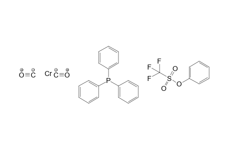 Dicarbonyl(.lambda.6-phenyl triflate)(triphenylphosphane)chromium(0)