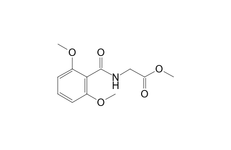 2-[(2,6-dimethoxybenzoyl)amino]acetic acid methyl ester