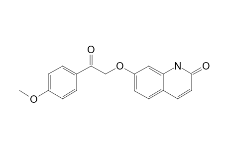 7-[2-(4-METHOXYPHENYL)-2-OXOETHOXY]-QUINOLIN-2(1H)-ONE