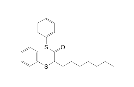 S-Phenyl 2-(phenylthio)nonanethioate