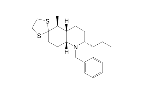 (2S,4aS,5S,8aR)-1-Benzyl-5-methyl-2-propylspiro[decahydroquinoline-6,2'-1',3'-dithiolane]