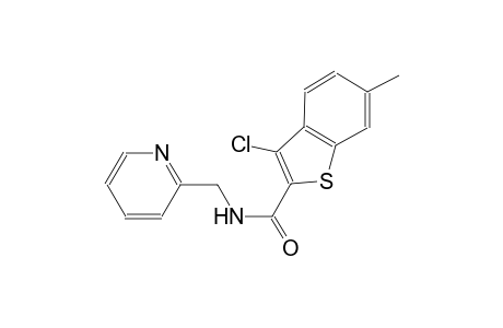 3-chloro-6-methyl-N-(2-pyridinylmethyl)-1-benzothiophene-2-carboxamide