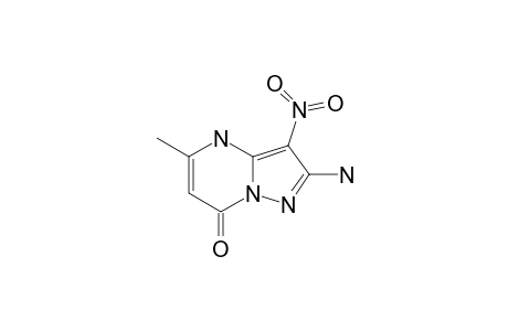 3-AMINO-4-NITRO-6-METHYL-8-OXOPYRAZOLO-[1.5-A]-PYRIMIDINE