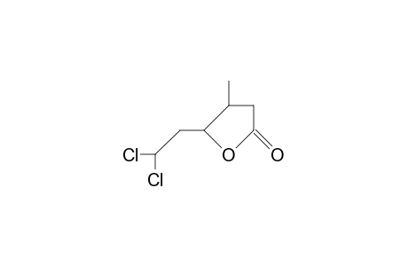 cis-5-(2,2-Dichloro-ethyl)-4-methyl-2-oxo-tetrahydro-furan