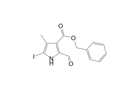 Benzyl 2-formyl-5-iodo-4-methyl-1H-pyrrole-3-carboxylate
