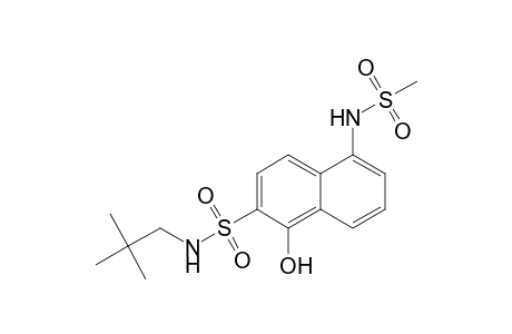 2-Naphthalenesulfonamide, N-(2,2-dimethylpropyl)-1-hydroxy-5-[(methylsulfonyl)amino]-