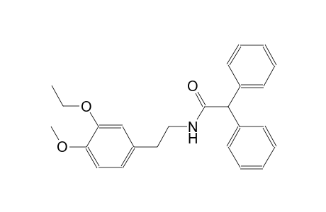 benzeneacetamide, N-[2-(3-ethoxy-4-methoxyphenyl)ethyl]-alpha-phenyl-