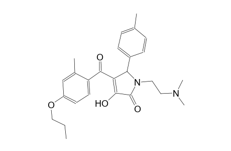 2H-pyrrol-2-one, 1-[2-(dimethylamino)ethyl]-1,5-dihydro-3-hydroxy-5-(4-methylphenyl)-4-(2-methyl-4-propoxybenzoyl)-
