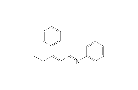 N-Phenyl-3-phenylpent-2-enylidenamine