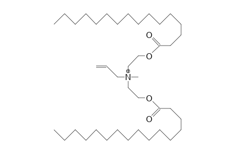 Bis(2-hexadecanoyloxy-ethyl)-allyl-methyl-ammonium cation