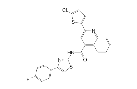 2-(5-chloro-2-thienyl)-N-[4-(4-fluorophenyl)-1,3-thiazol-2-yl]-4-quinolinecarboxamide