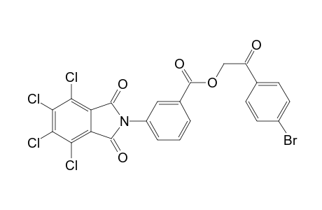 2-(4-Bromophenyl)-2-oxoethyl 3-(4,5,6,7-tetrachloro-1,3-dioxo-1,3-dihydro-2H-isoindol-2-yl)benzoate
