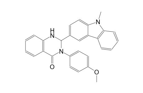 3-(4-methoxyphenyl)-2-(9-methyl-9H-carbazol-3-yl)-2,3-dihydro-4(1H)-quinazolinone
