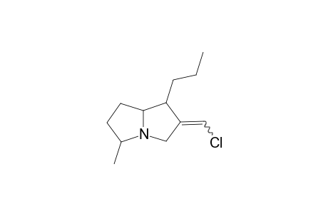 5-Methyl-2-chloromethylene-1-propylpyrrolizidine