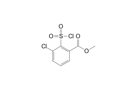 Benzoic acid, 3-chloro-2-(chlorosulfonyl)-, methyl ester
