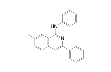 7-Methyl-3-phenyl-1-(phenylamino)isoquinoline