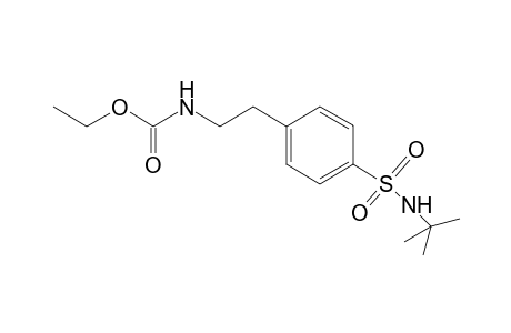 Carbamic acid, [2-[4-[[(1,1-dimethylethyl)amino]sulfonyl]phenyl]ethyl]-, ethyl ester
