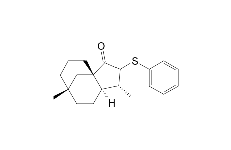 3a,7-Methano-3aH-cyclopentacycloocten-3(2H)-one, octahydro-1,7-dimethyl-2-(phenylthio)-, (1.alpha.,3a.beta.,7.beta.,9a.alpha.)-(.+-.)-