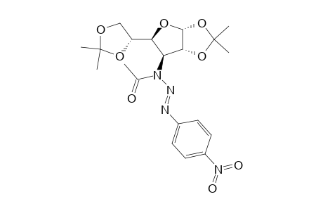 .alpha.-D-Glucofuranose, 3-[1-acetyl-3-(4-nitrophenyl)-2-triazenyl]-3-deoxy-1,2:5,6-bis-O-(1-methylethylidene)-