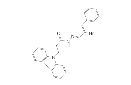 9H-carbazole-9-propanoic acid, 2-[(E,2Z)-2-bromo-3-phenyl-2-propenylidene]hydrazide