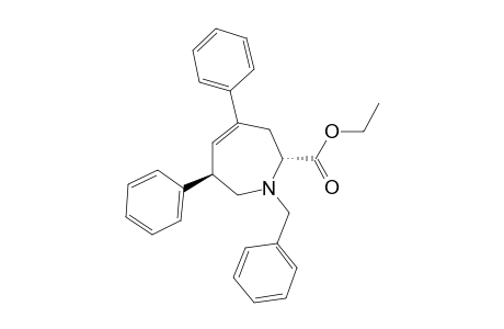 ETHYL-(2R,6R)-1-BENZYL-4,6-DIPHENYL-2,3,6,7-TETRAHYDRO-1H-AZEPANE-2-CARBOXYLATE;MAJOR-ISOMER