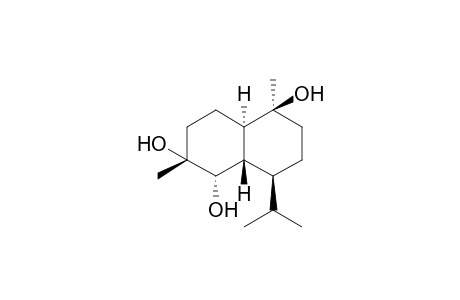 Cadinane-4.alpha.,5.alpha.,10.beta.-triol