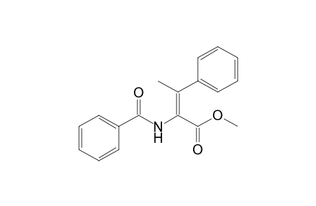 Methyl (E)-2-benzamido-3-phenyl-2-butenoate