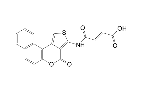N-[3-(4-oxo-4H-benzo[f]thieno[3,4-c](2H)chromenyl)]maleamic acid