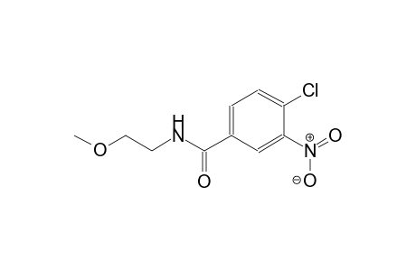 4-chloro-N-(2-methoxyethyl)-3-nitrobenzamide