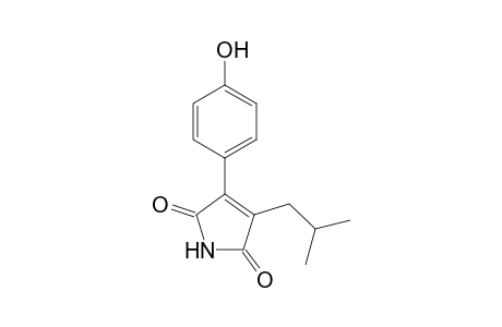 3-(4-Hydroxyphenyl)-4-isobutyl-1H-pyrrole-2,5-dione