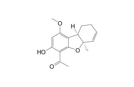 Rac-(5aR,9aR)-4-Acetyl-5a,8,9,9a-tetrahydro-1-methoxy-5a-methyldibenzofuran-3-ol