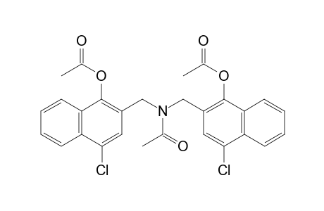 N,N-bis(1-acetoxy-4-chloro-2-naphthyl methyl)-acetamide
